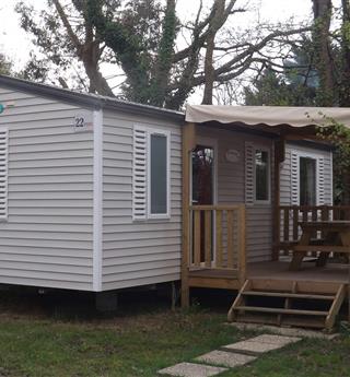 Mobil-home au camping