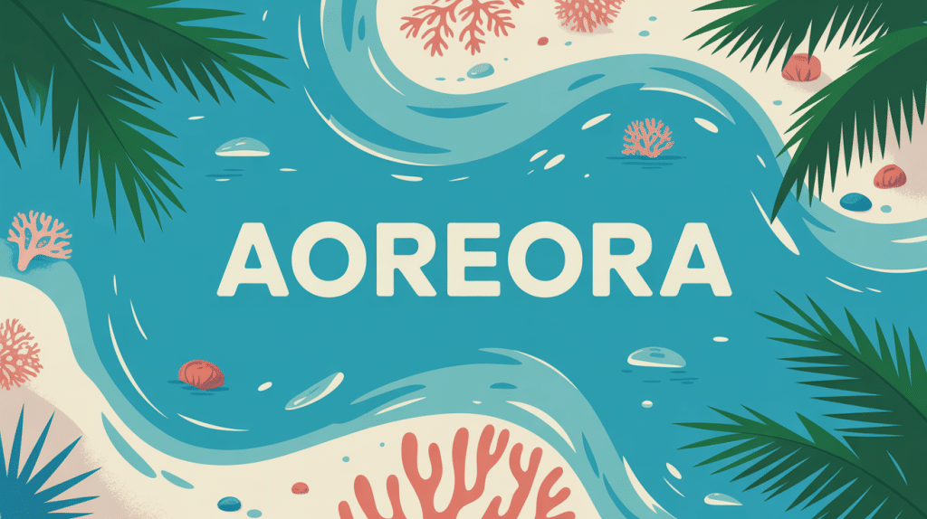 illustration aoreora atoll polynesien lagon