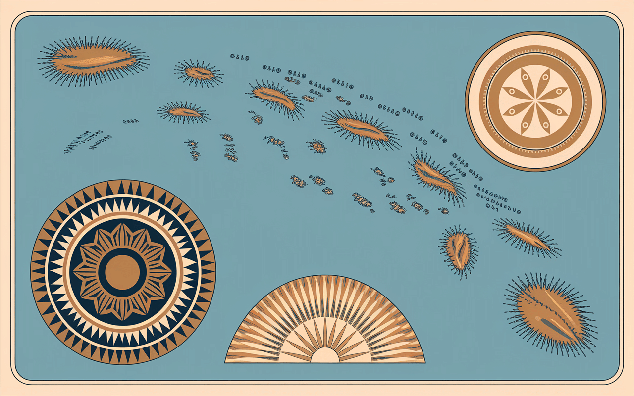 carte stylisee origines aoreora polynesie