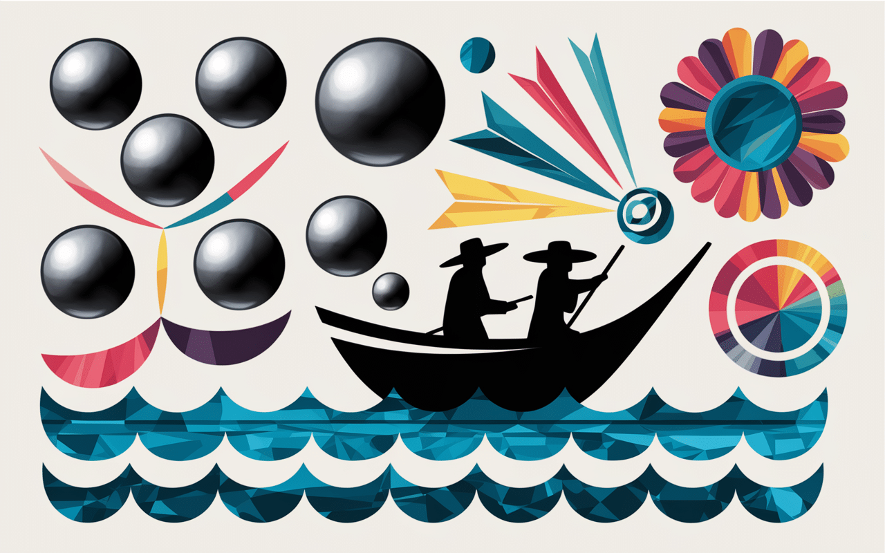 illustration moderne aoreora lagon tradition
