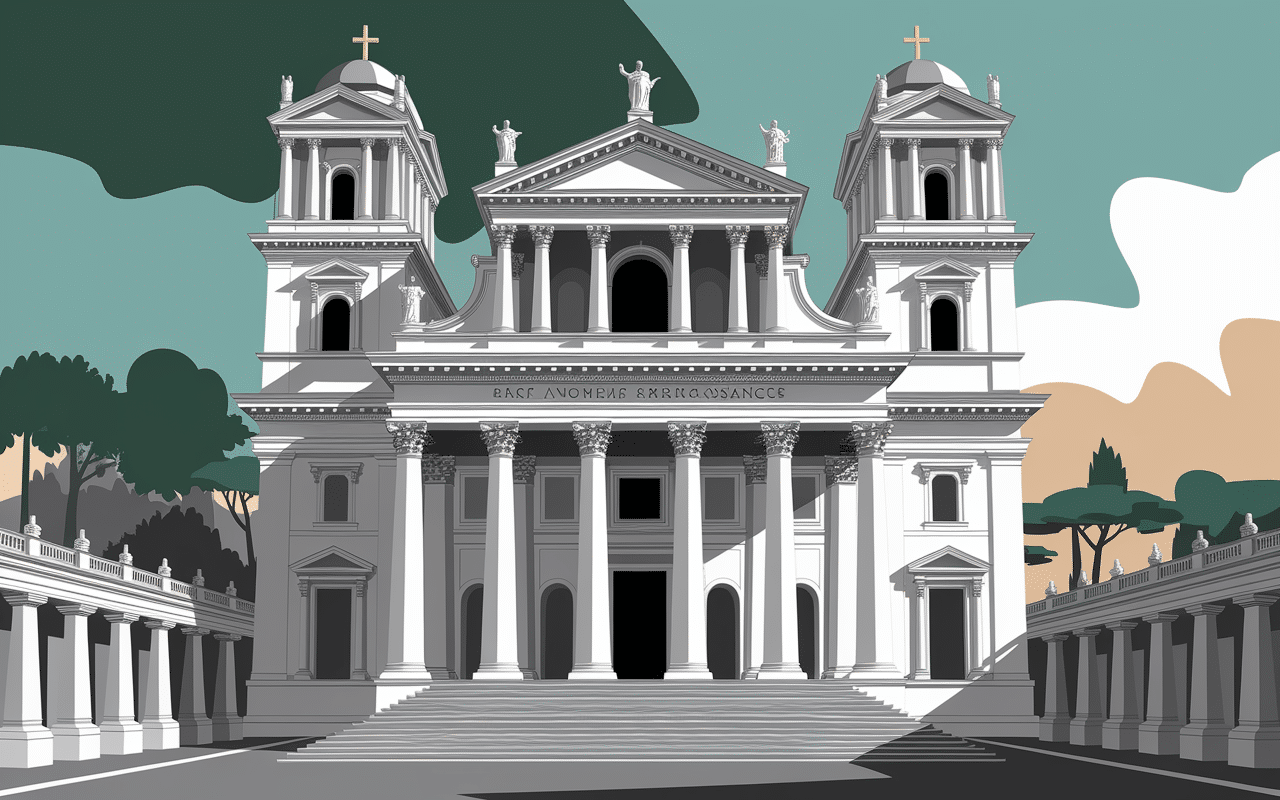 Façade basilique saint étienne de pest architecture