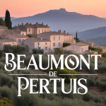 vue sur beaumont de pertuis village perché luberon