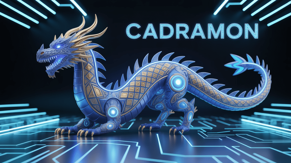 cadramon créature dragon électrique mystérieuse