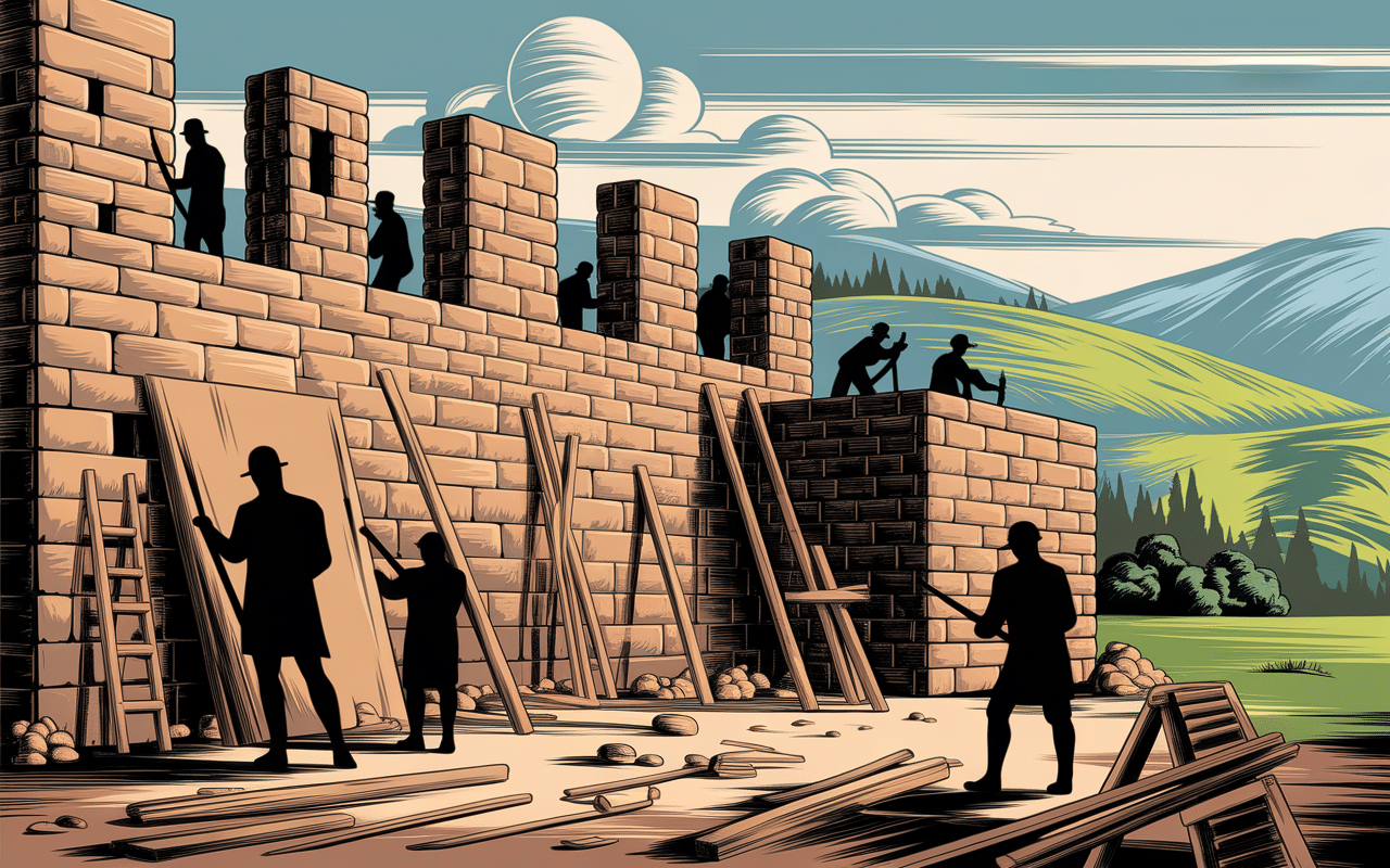 Construction historique du chateau de bayon au Moyen Age