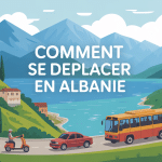 Comment se deplacer en Albanie illustration route et transports