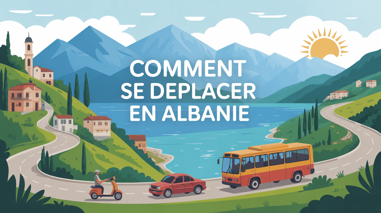 Comment se deplacer en Albanie illustration route et transports