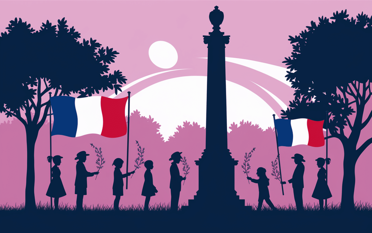 Croix de lorraine du pignon des maquisards ceremonie hommage