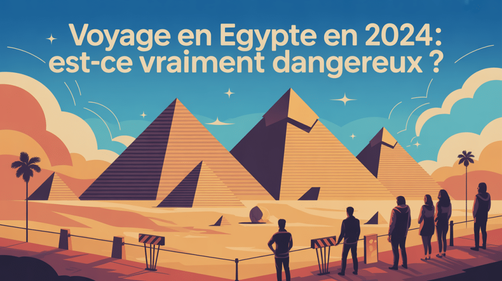 est-ce dangereux de partir en égypte en ce moment 2024 illustration pyramides sécurité