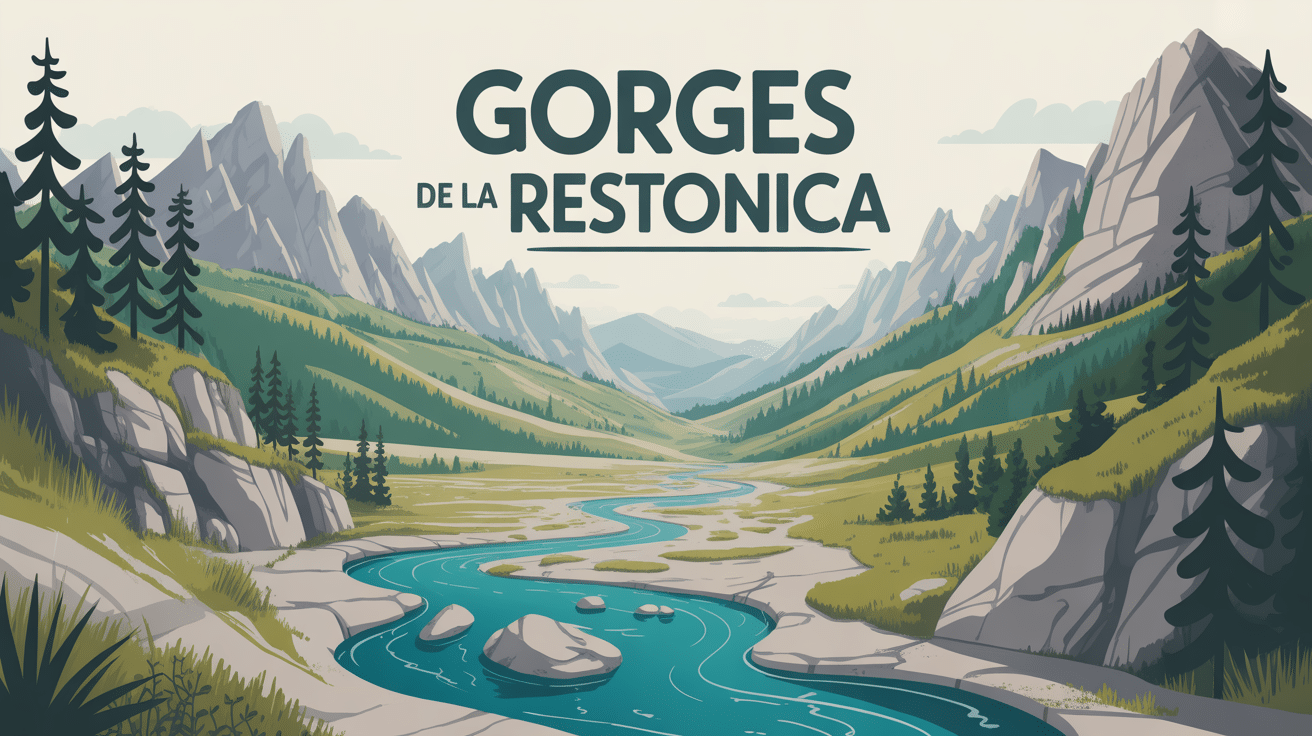 Vue panoramique gorges de la Restonica - tragone di a Restonica