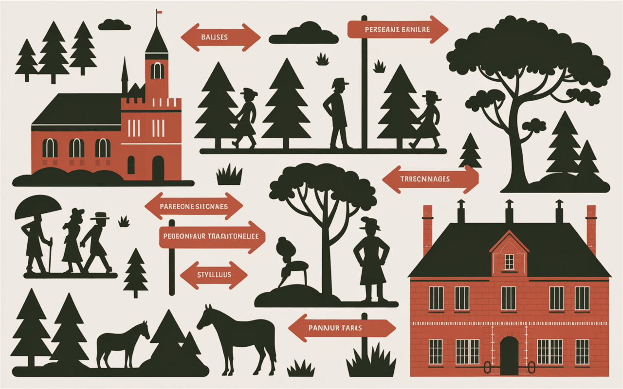 le perche carte sites touristiques sentiers