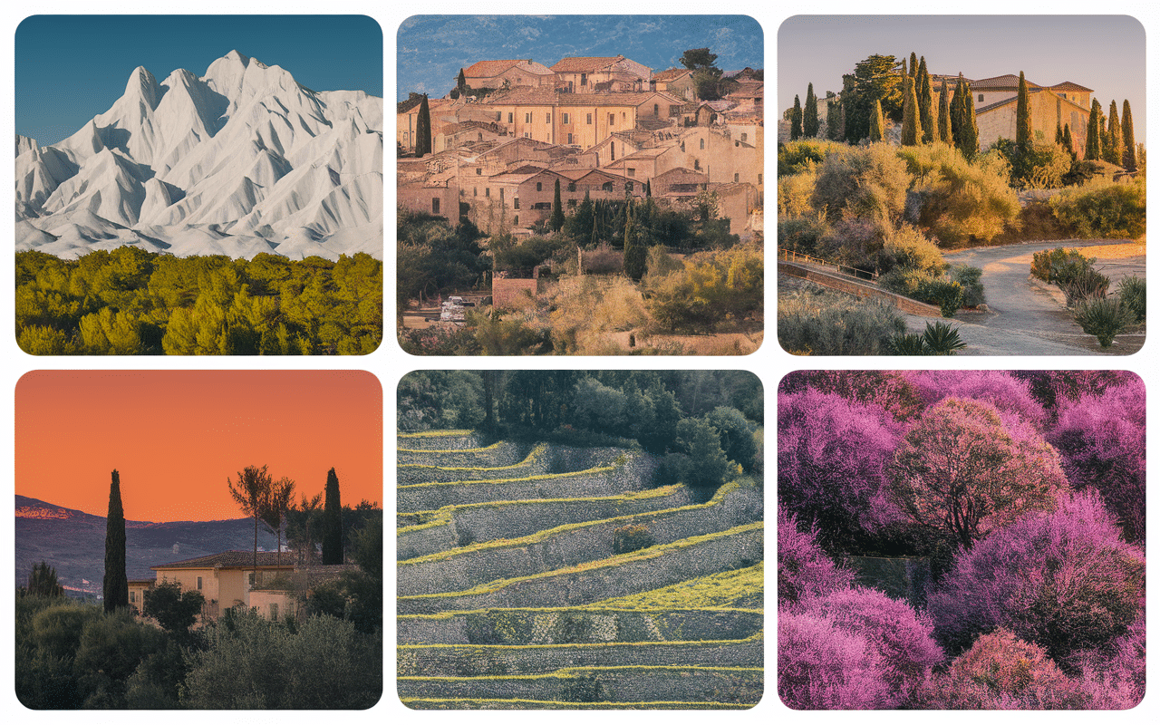 malte paysage falaises village historique nature
