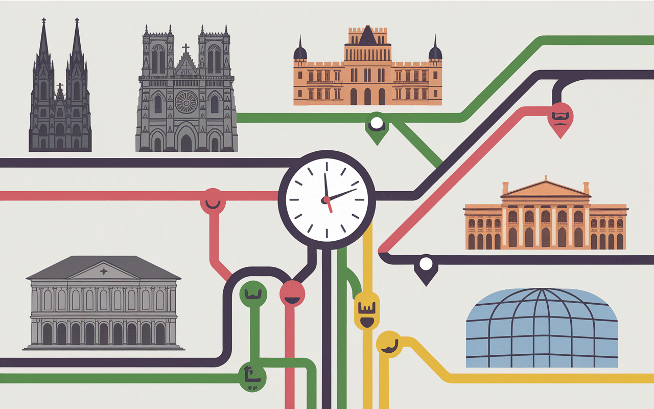 milan visite 1 jour carte points d'intérêt trajet metro