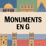 illustration monument en g mosaïque architectures