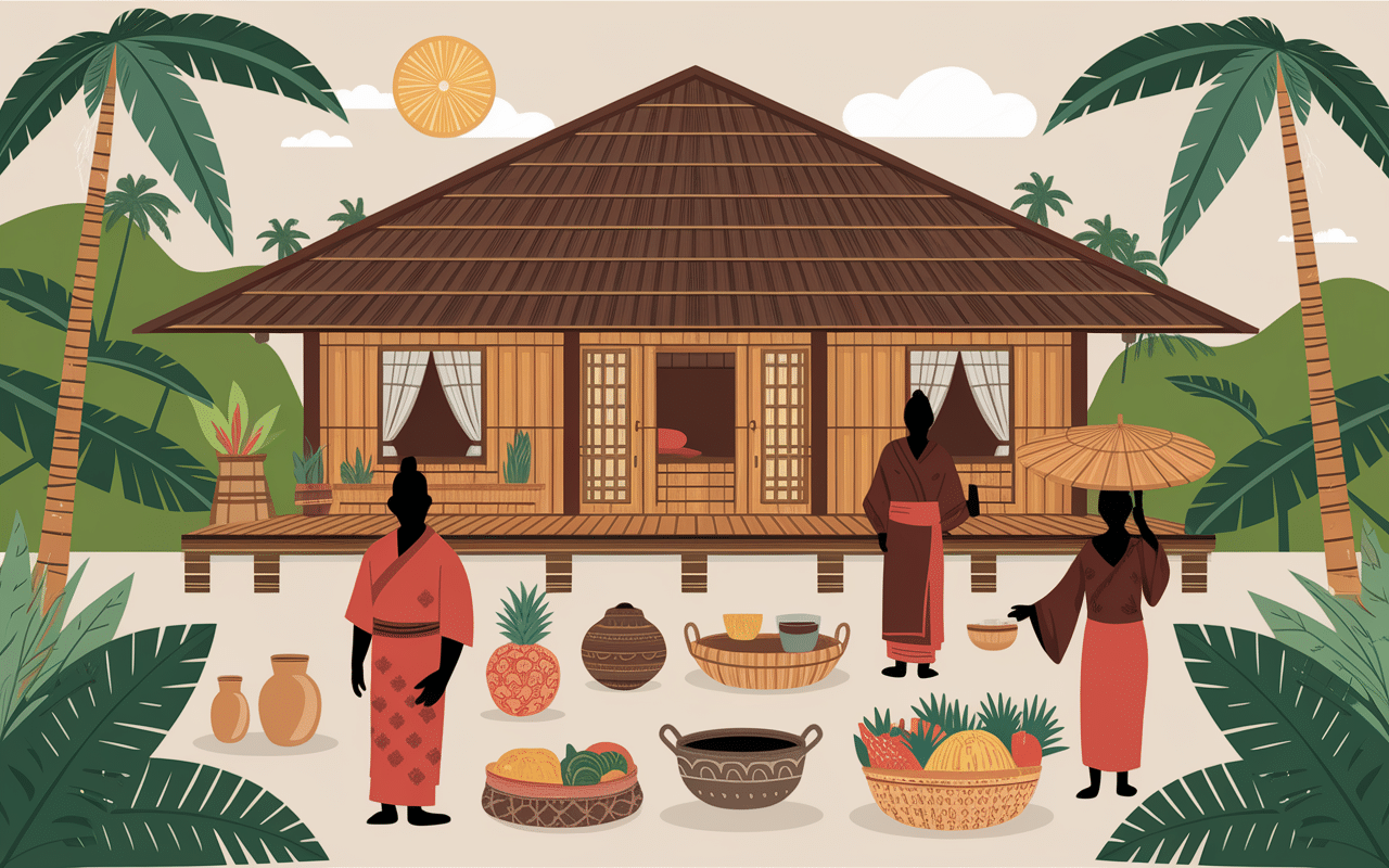 Ecolodge et traditions à Munduk