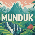 Vue sur Munduk rizières et cascades