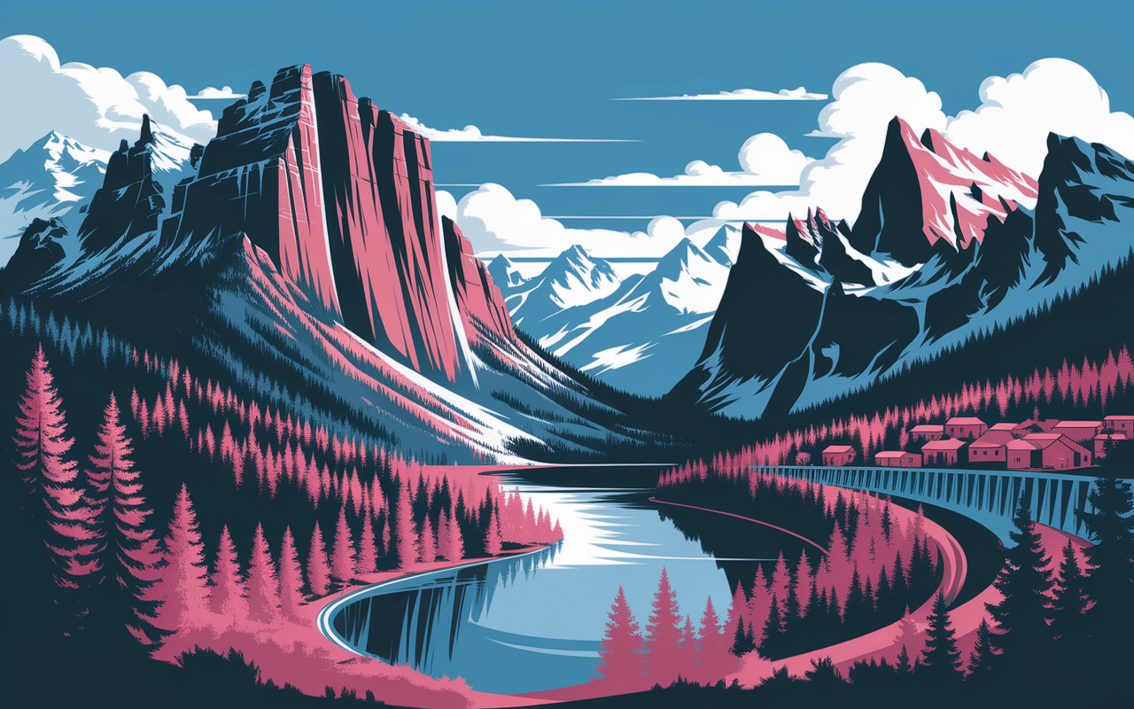 Falaise et rivière gorges du Prunelli