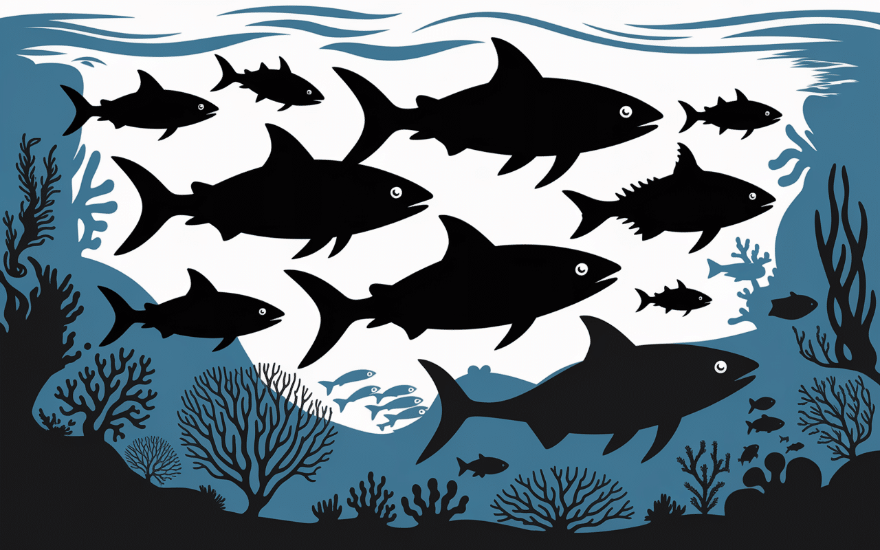 plage réunion requin espèces corail