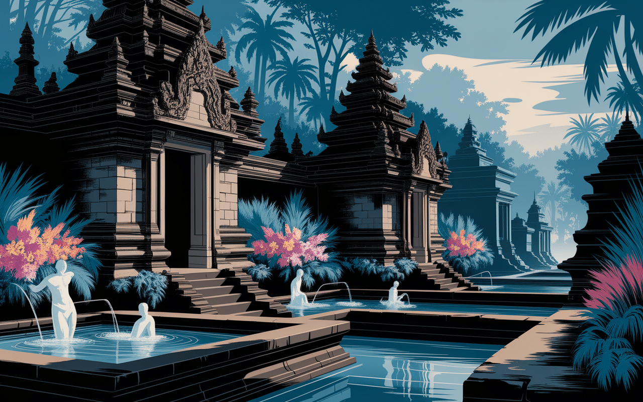 tirta temple bali purification rituels eau sacrée