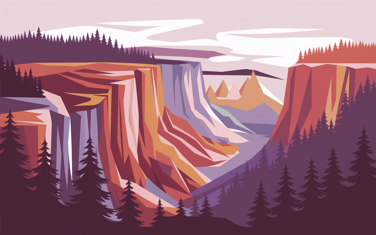 Promontoire Point Sublime Grand Canyon panorama