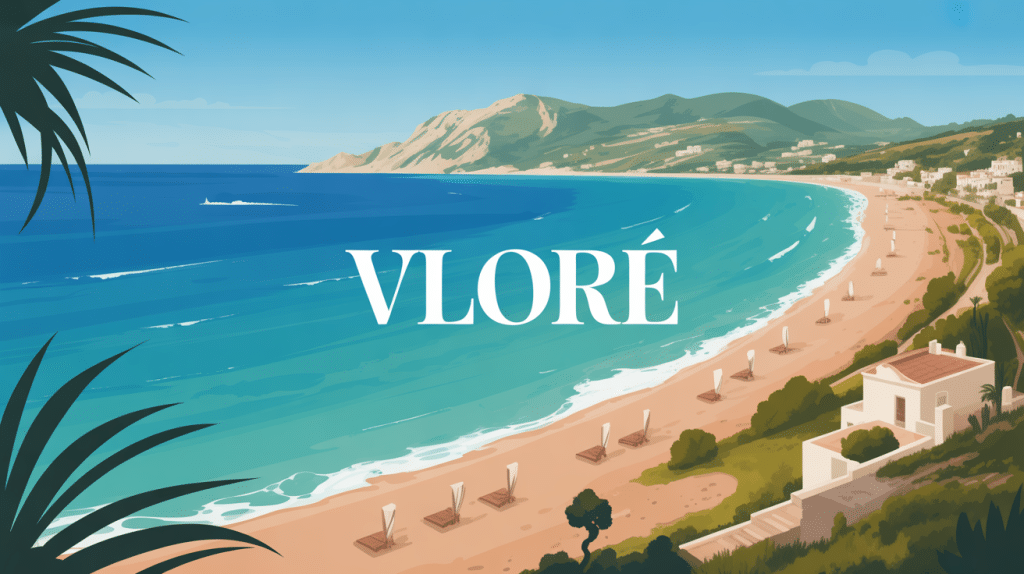 Vue panoramique plages mer Ionienne que faire a vlore albanie