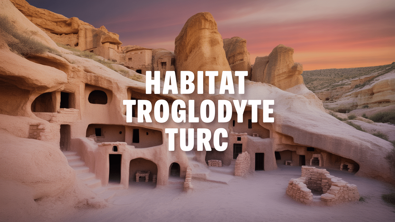 Village troglodytes turquie formations rocheuses