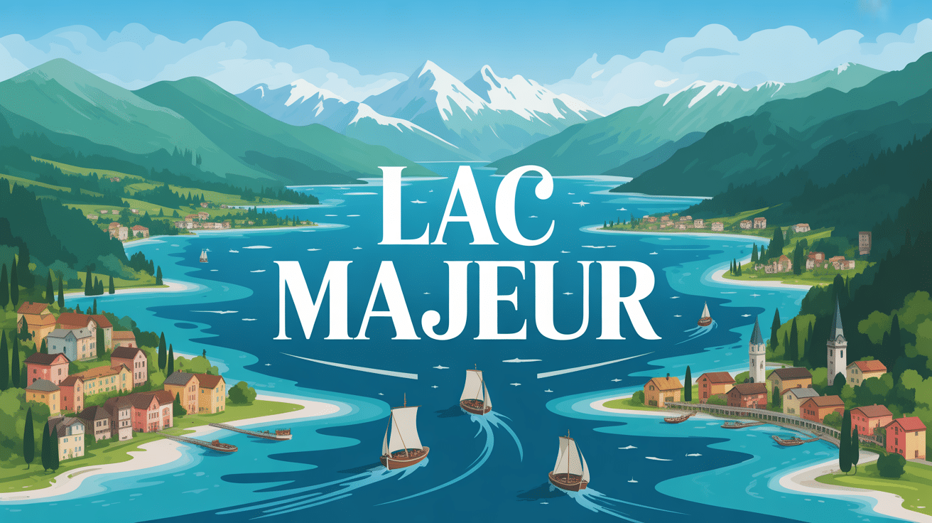 Visiter le lac Majeur vue panoramique villages bateaux