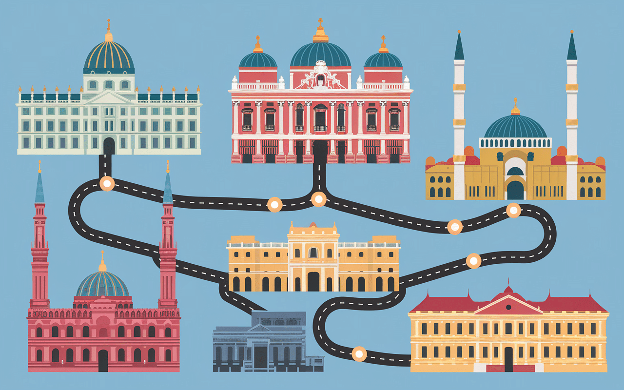 Visiter Tirana en 3 jours carte sites touristiques