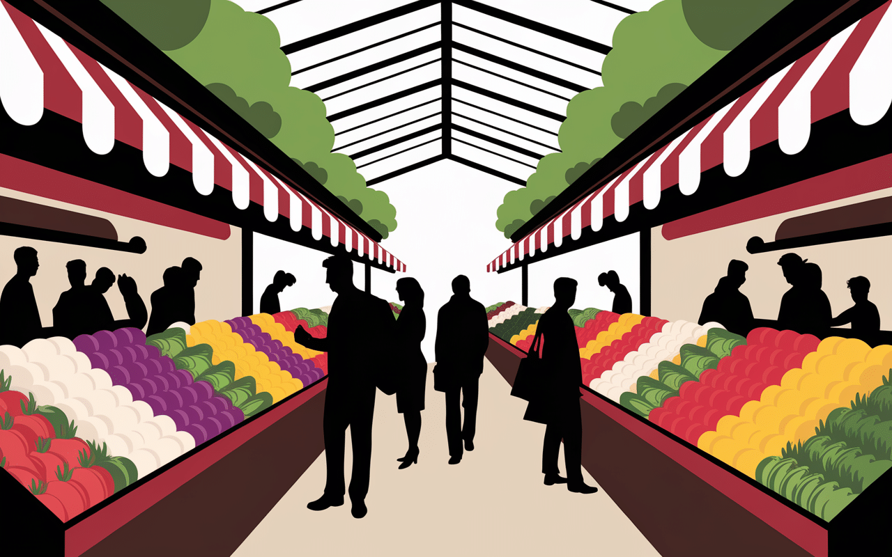 Visiter Tirana en 3 jours marché ambiance locale