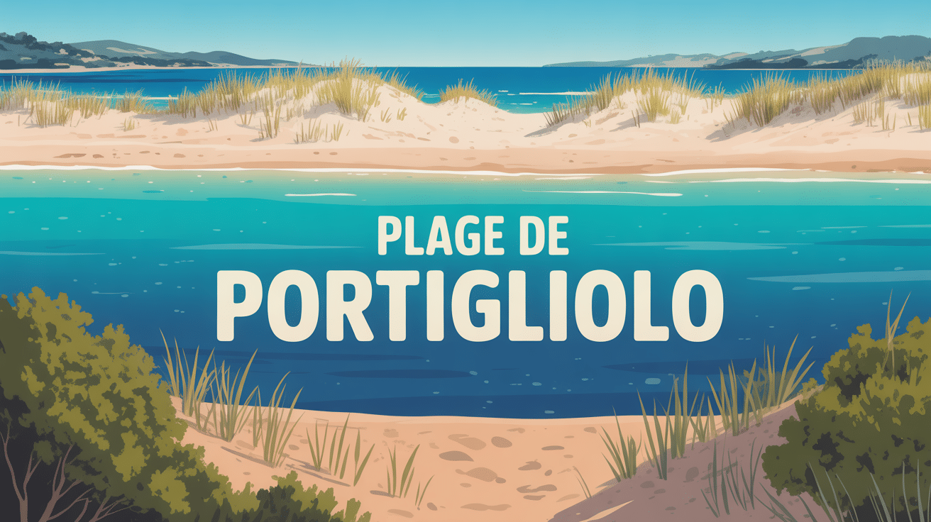 Vue aérienne plage de portigliolo - arinella di portigliolu sable turquoise