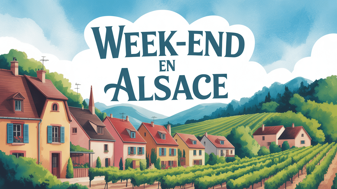 Village alsacien et vignobles pour week end en Alsace