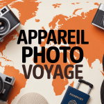 appareil photo voyage accessoires carte monde