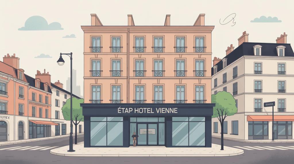 Facade etap hotel vienne france moderne et accueillante