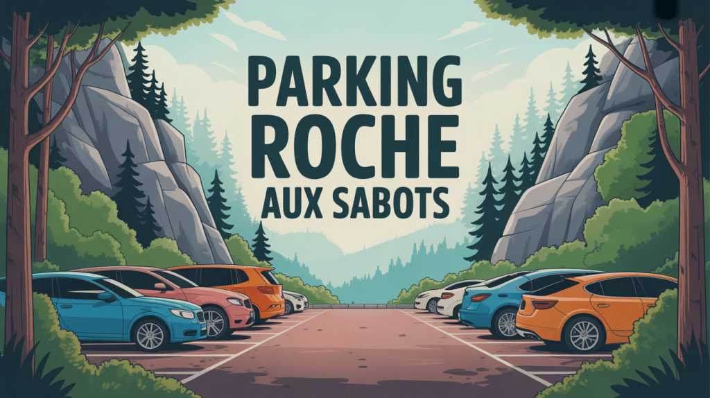 parking roche aux sabots vue forêt