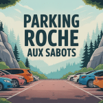 parking roche aux sabots vue forêt