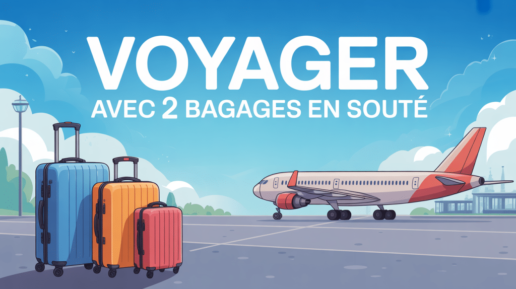 peut on prendre 2 bagages en soute air algérie visuel valises avion