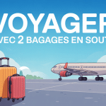 peut on prendre 2 bagages en soute air algérie visuel valises avion