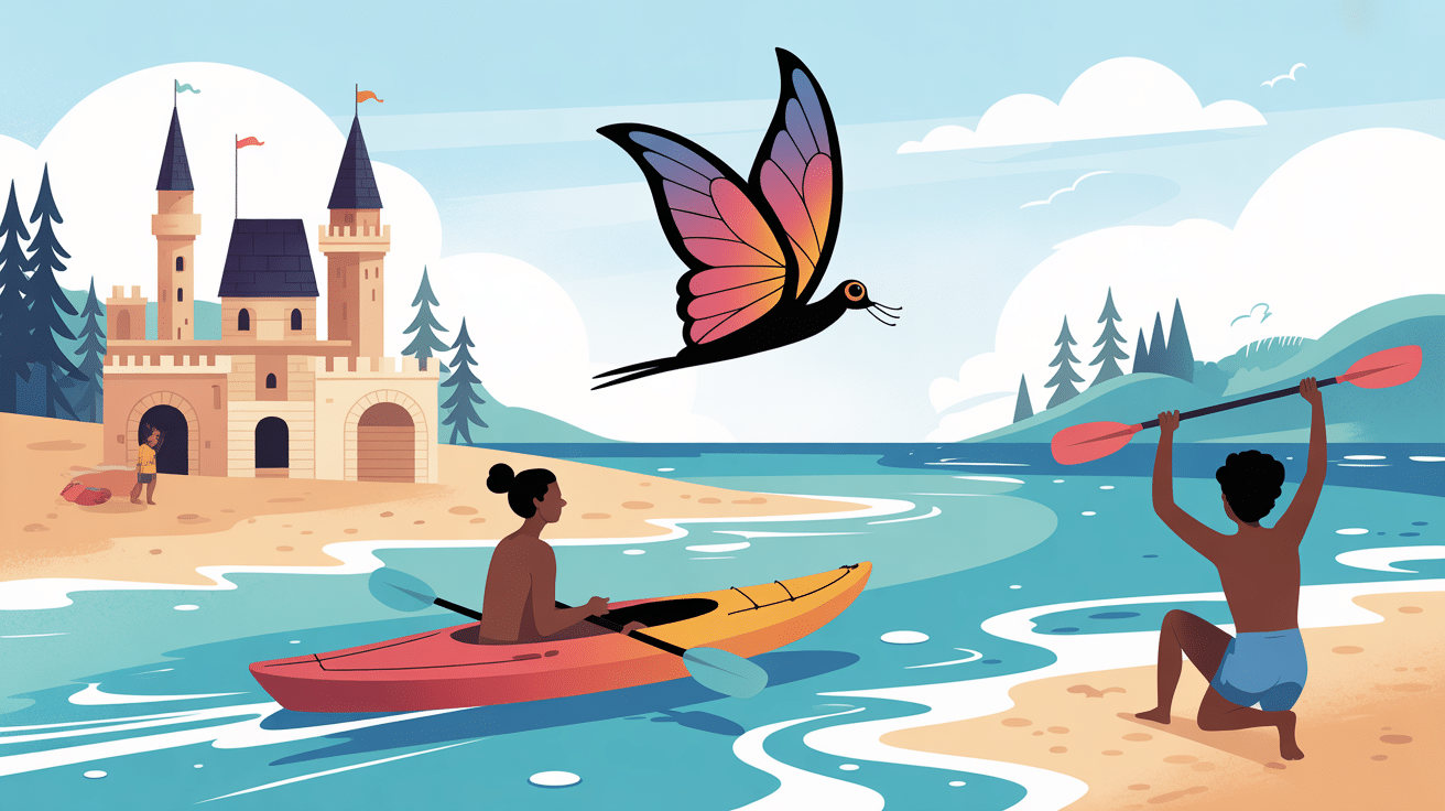 Activités famille et sports plage du Vieux Phare