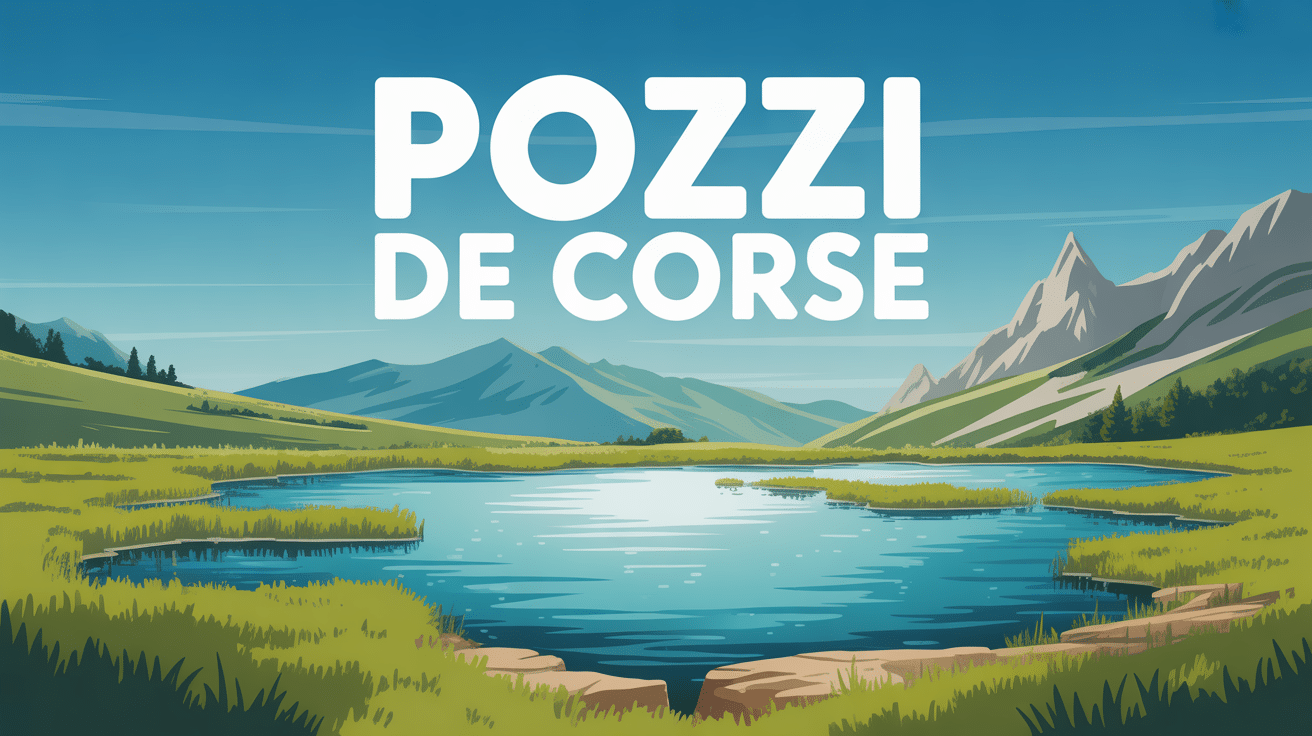 Pozzi Corse bassin eau pelouse montagne