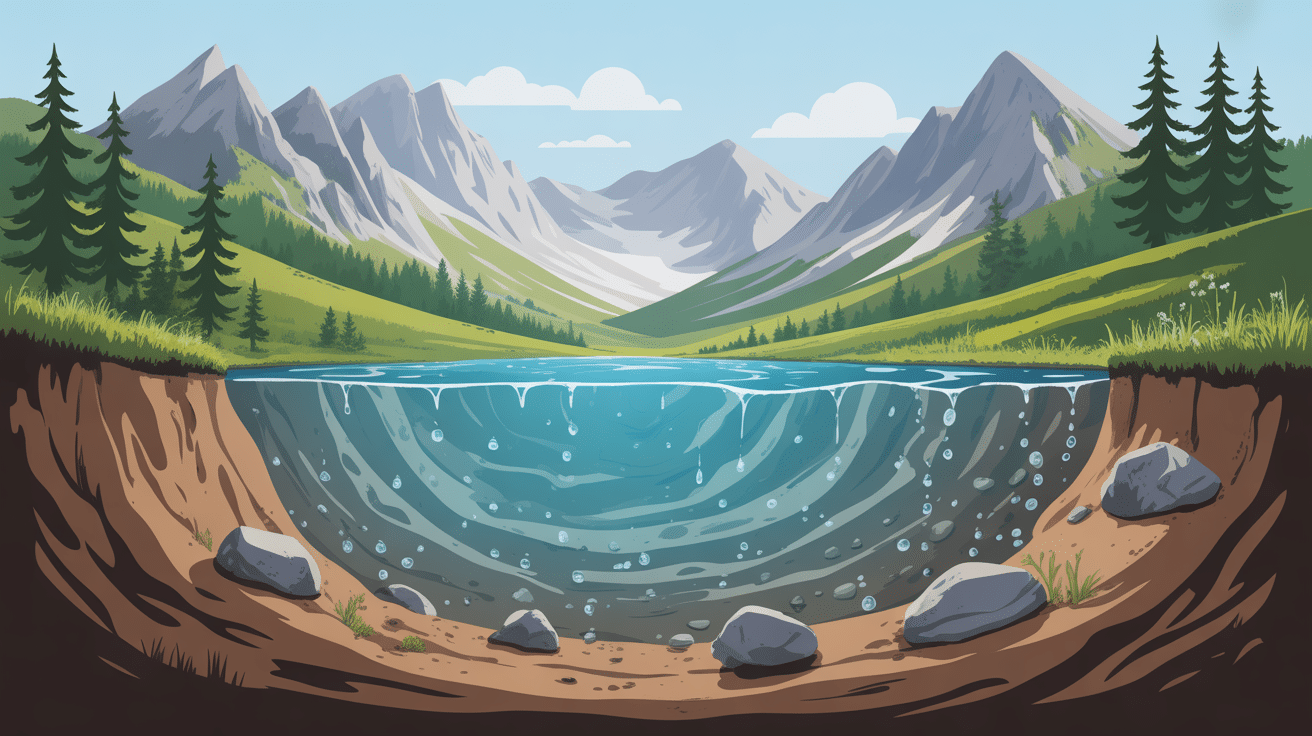 Pozzi Corse coupe formation bassin naturel