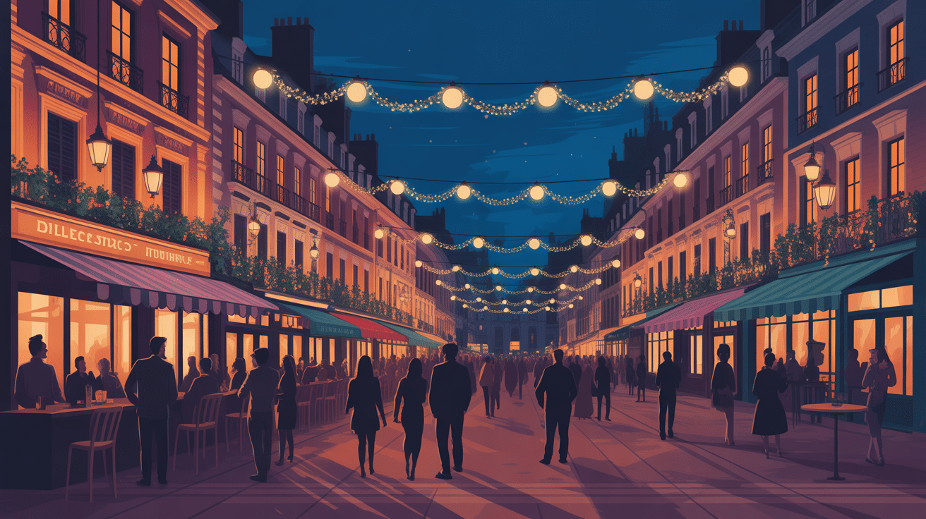 scène festive réveillon san sebastian 2024 2025 bars ville