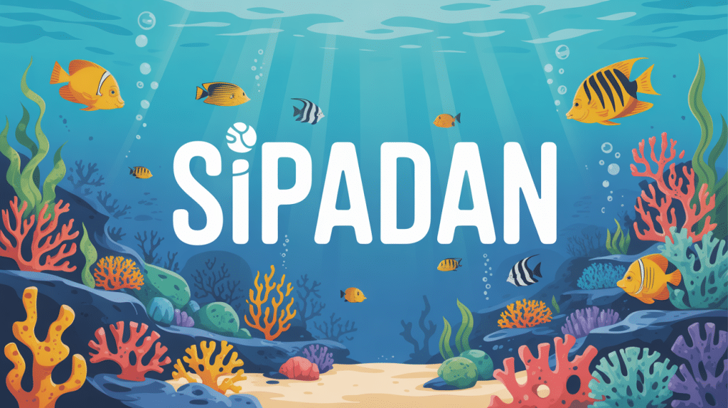 sipadan récif corallien poissons tortues