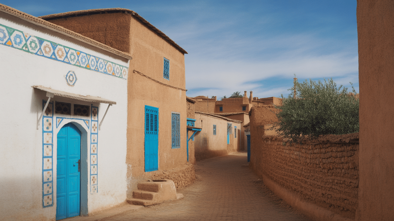 Architecture berbère takrouna ruelles et artisanat
