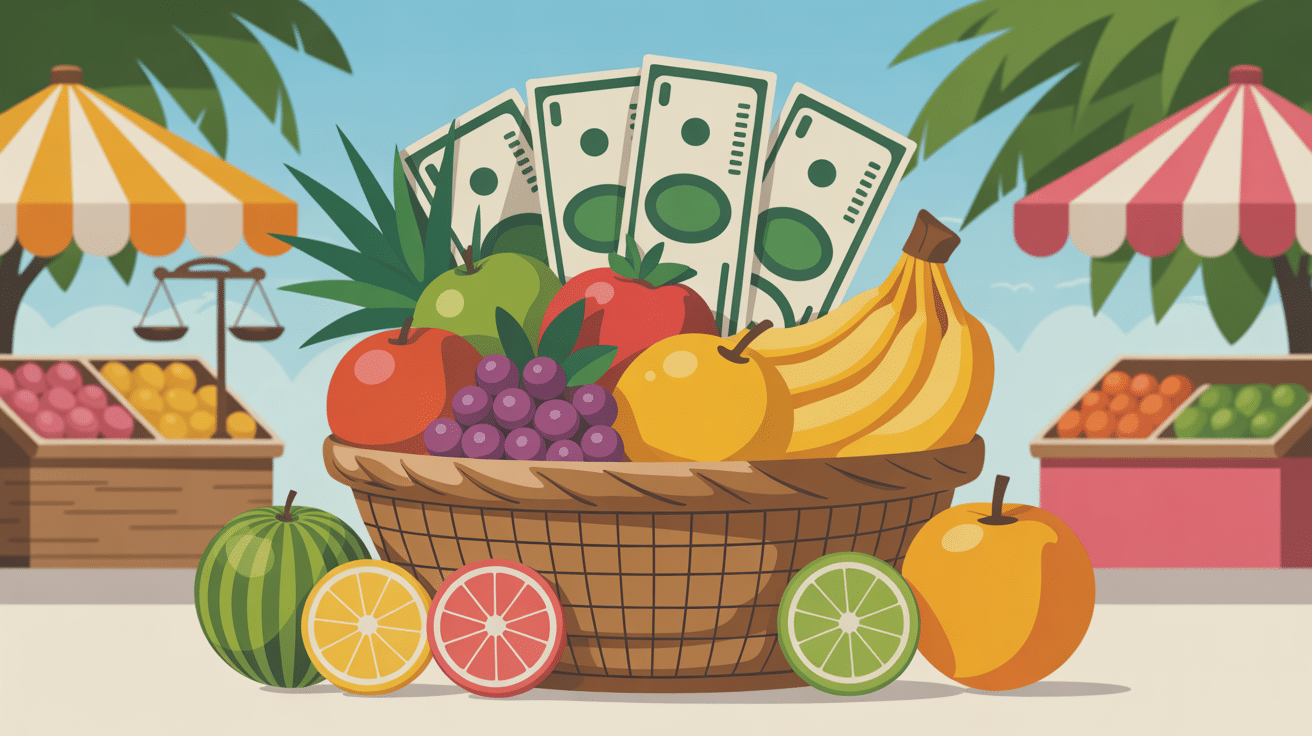 vivre a tahiti cout vie marche fruits