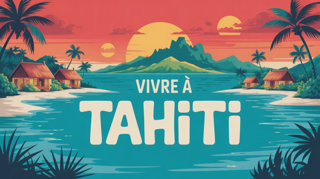 vivre a tahiti lagon turquoise coucher de soleil