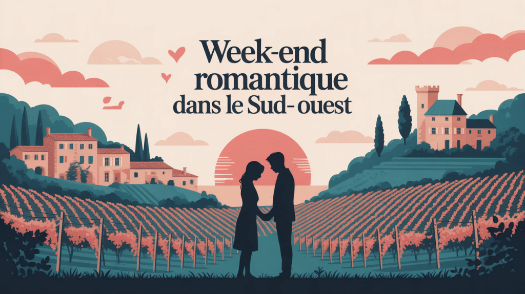 Paysage romantique Sud-Ouest week end en amoureux