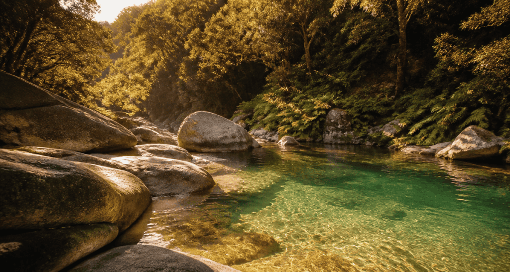 piscines naturelles de zoza rochers et eau turquoise