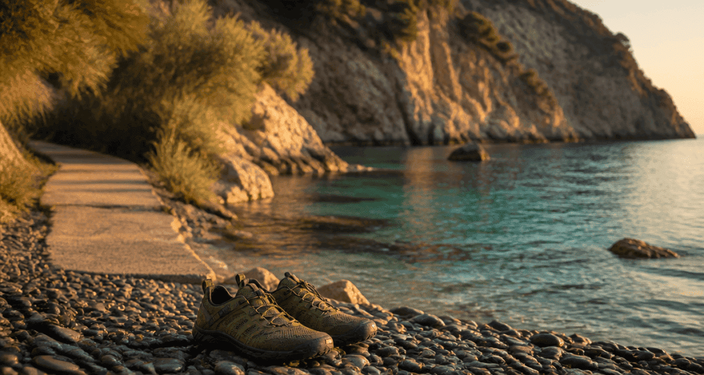 plage de la calade crique sauvage galets et eau turquoise