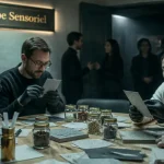 Activité de groupe originale Escape Sensoriel en équipe autour d’une table.