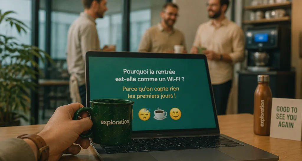 Bon retour de vacances humour au bureau
