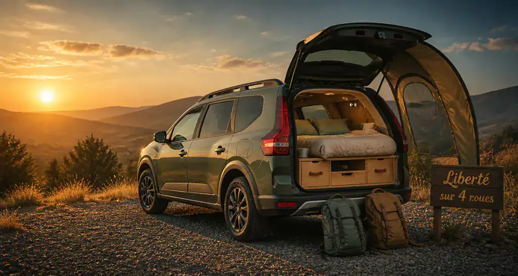 camping car dacia prix jogger module bois lit